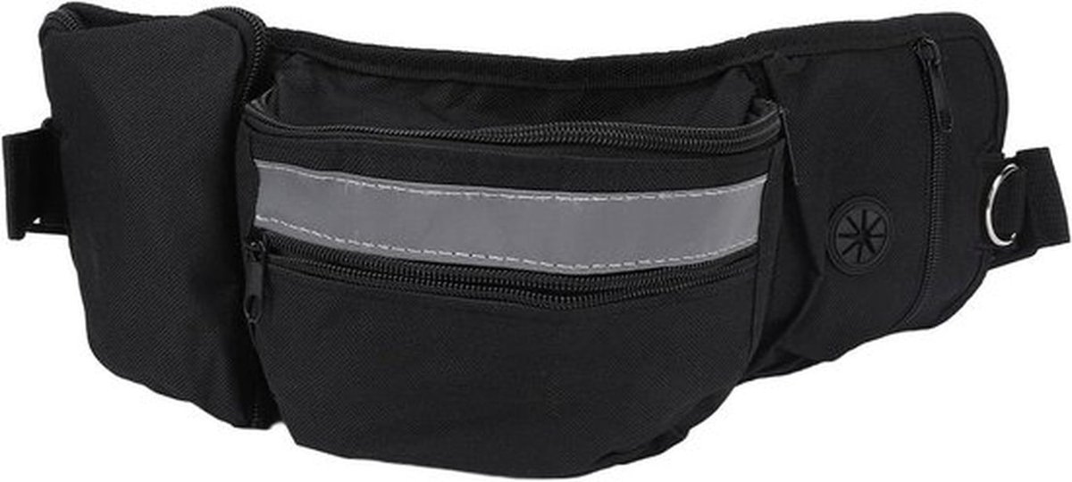 Praktische Heuptas voor Hondentraining, Snacktas voor Wandelen en Hardlopen, Ruimte voor Hondensnoepjes en Accessoires, 40x14cm