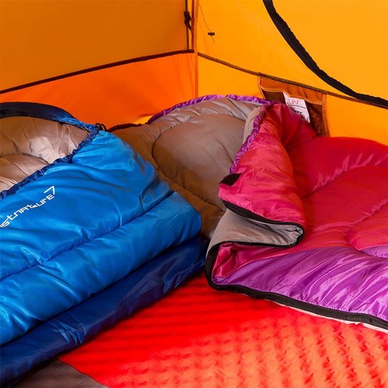Slaapzak voor Kamperen - Lichtgewicht Outdoor Casual Rechthoekige Slaapzak met Kleine Verpakking voor Volwassenen Dames Heren Wandelen Sporten Bergbeklimmen van Merkloos — afbeelding 5