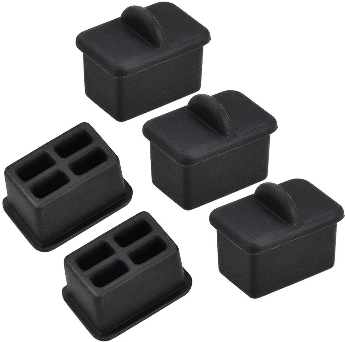 Solidchoice - Set van 5 Siliconen Anti-Stof Caps voor SFP Aansluitingen