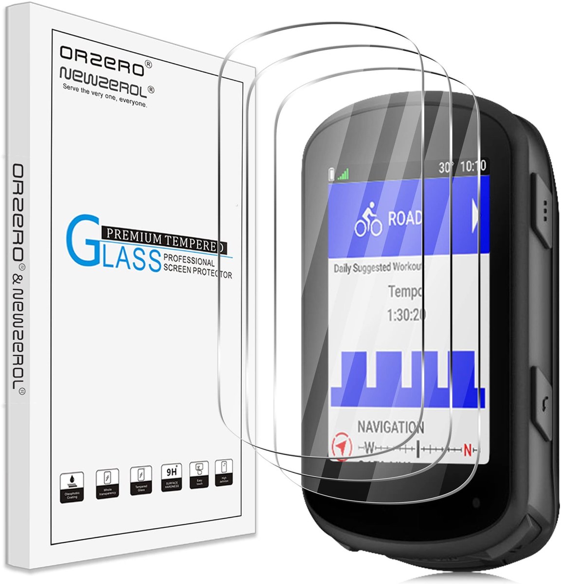 Solidchoice - 3 Stuks Beschermhoes voor Garmin Edge 540/840
