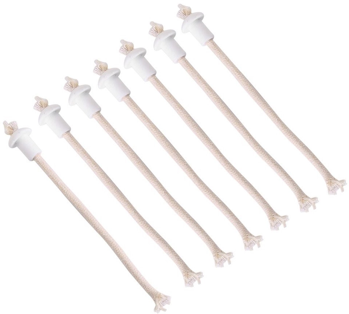 Solidchoice - Set van 7 Katoenen Lontjes voor Olie Lampen