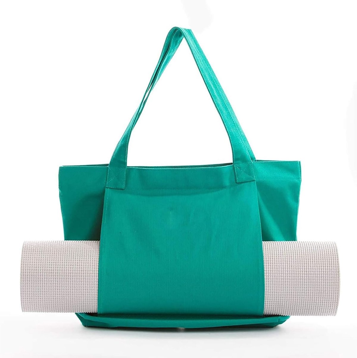 Women's Yoga Bag with Wet Compartment, Canvas Bag with Handles, Removable Bag for Yoga Mat, Suitable for Sauna - ShopVlot