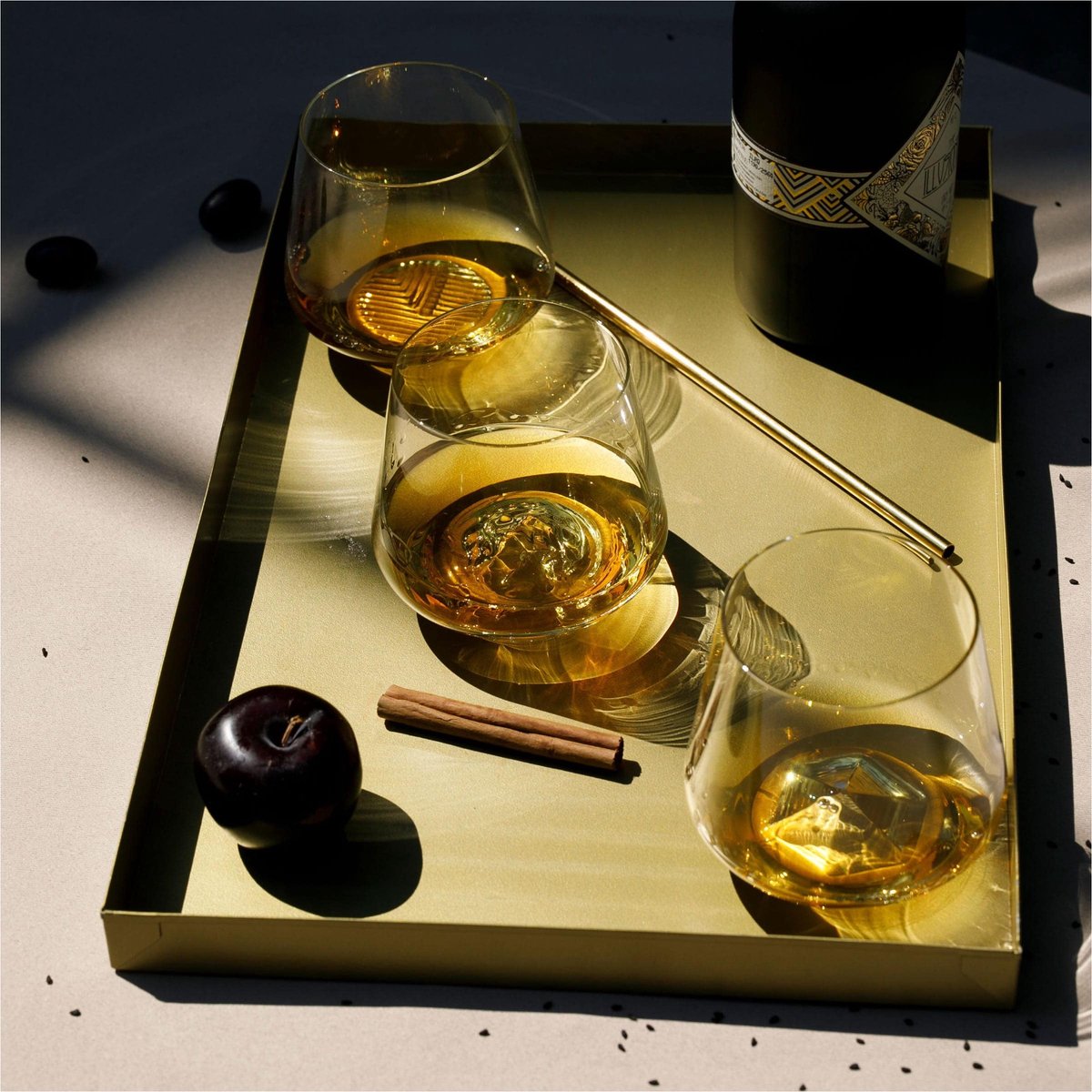 Ritzenhoff Whiskeyglas - Piramidebodem - Kristalglas - 405 ml - Tumbler Glas - Geschikt voor de Vaatwasser