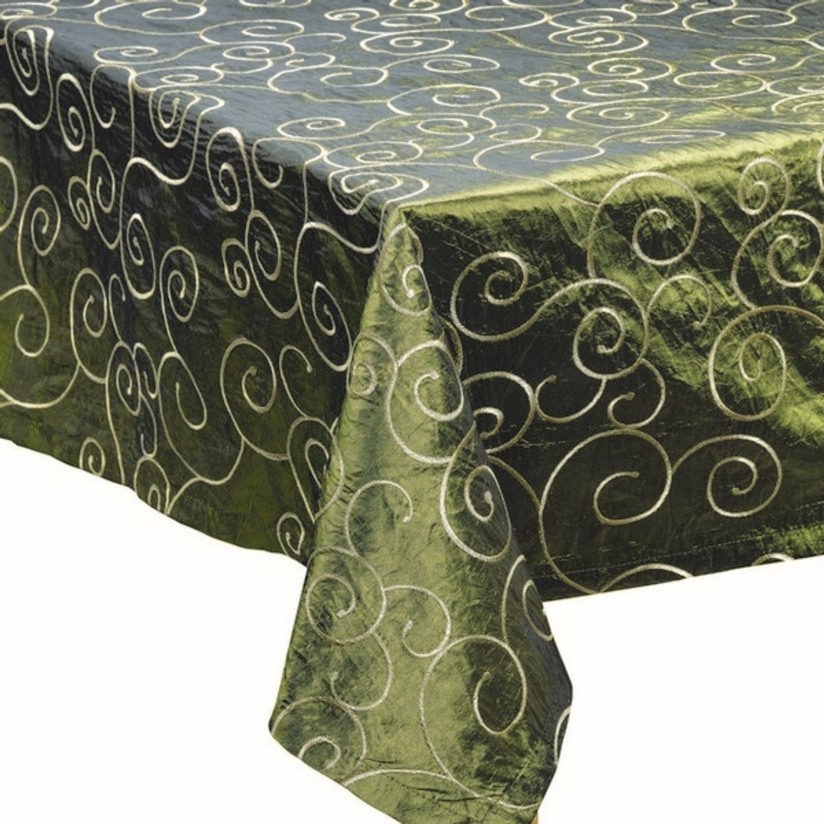 Florence Tafelkleed Textiel groen 140x140cm