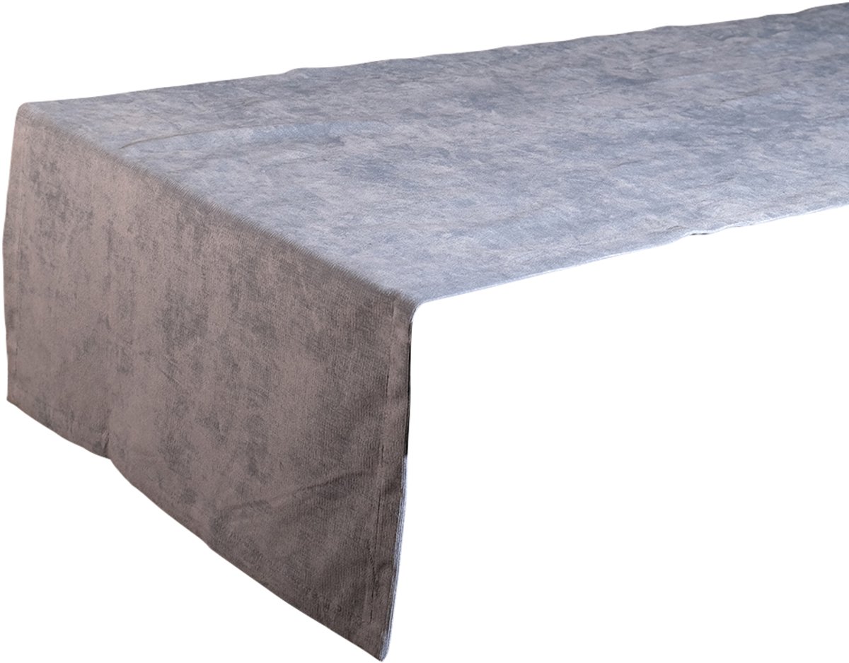 Luciano Tafelloper 5655 licht blauw 42x145cm