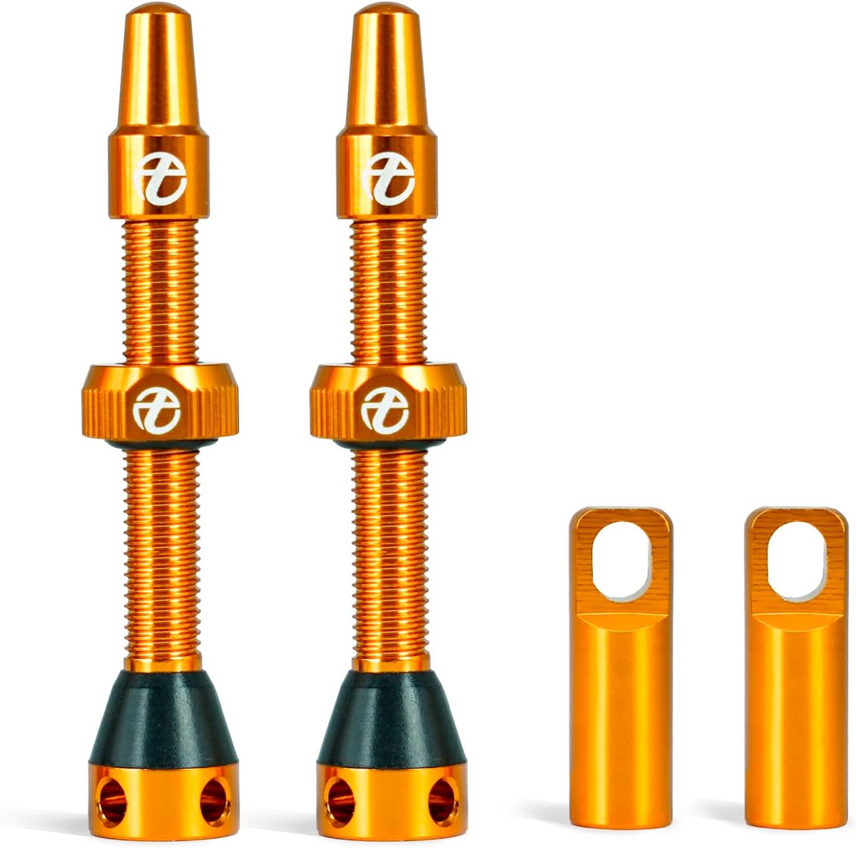 SnelShoppen - Tubeless Presta Ventiel Set 44 mm - Super Lichtgewicht Aluminium Ventiel Stem Kit voor Tubeless Banden - 2 Stuks Inclusief Aluminium Ven