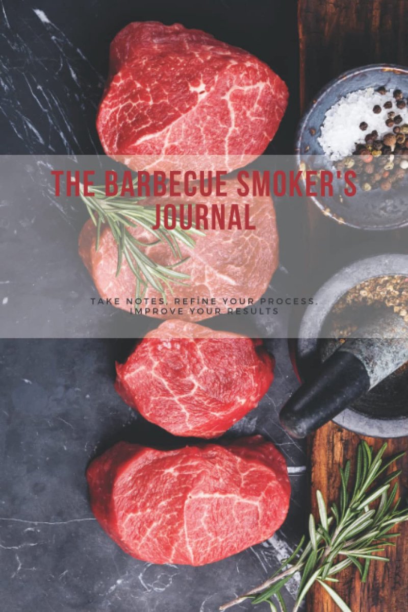 SnelShoppen - Barbecue Smoker's Journal | Notitieboek BBQ | 120 Pagina's | 6x9 Inch | Perfect voor Tuin, Feest, Camping, BBQ Liefhebbers