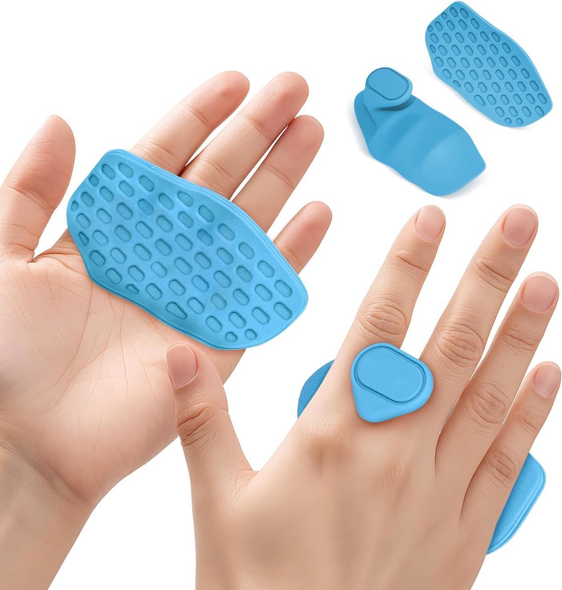 SnelShoppen - Anti-Slip Gewichtheffen Grip Pads voor Mannen en Vrouwen - Ergonomische Gewichthefgrepen voor Deadlift en Fitness Training - Palm Besche