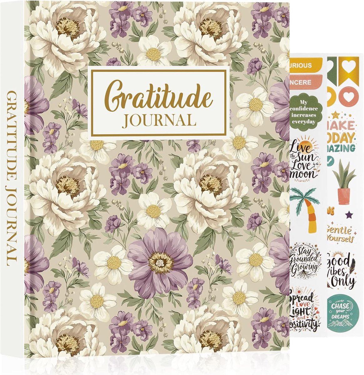 SnelShoppen - Daily Gratitude Diary voor Mannen en Vrouwen, 4 Maanden Mindfulness Planner, 5-Minuten Dankbaarheidsdagboek 20x23cm, Positieve Reflectie