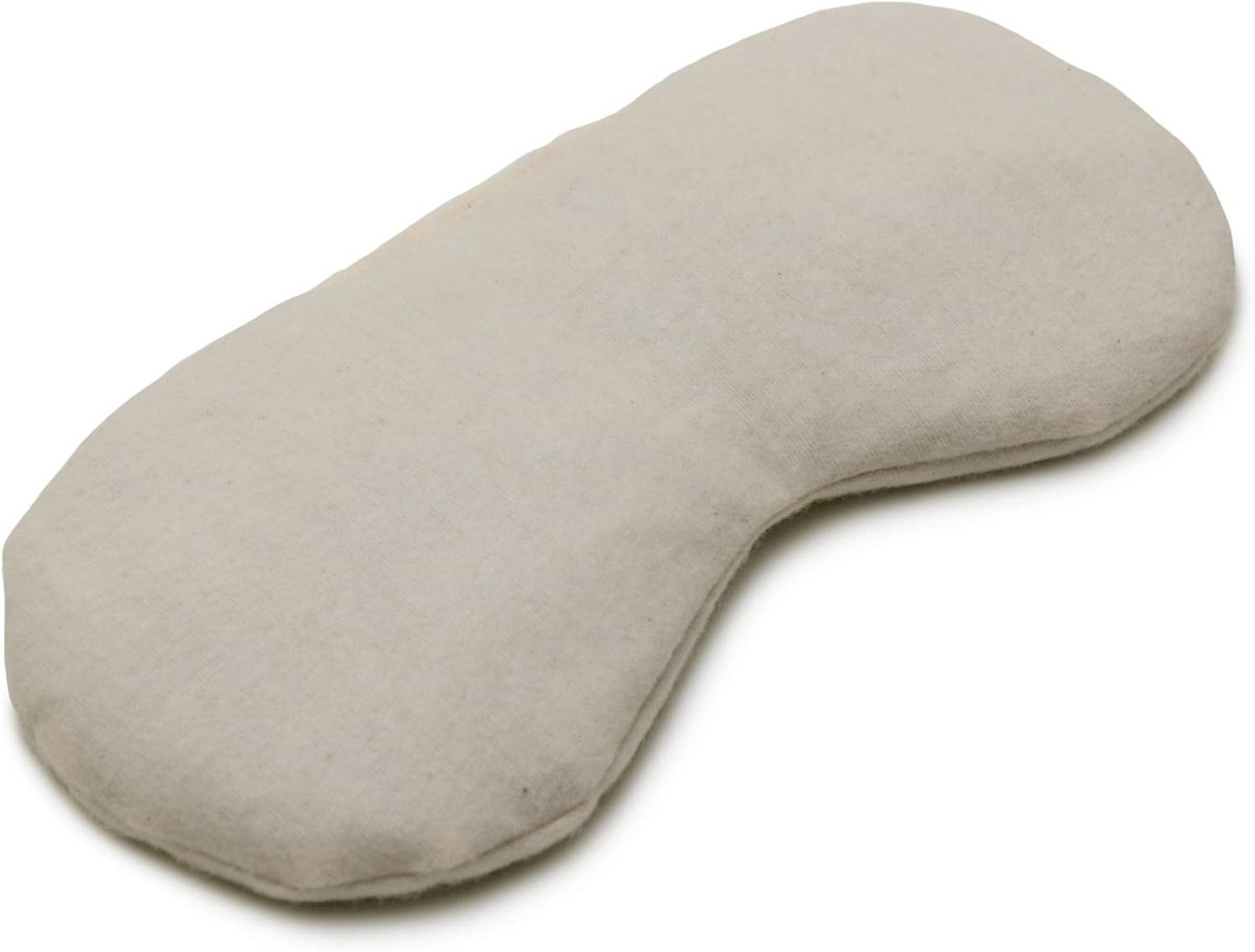 SnelShoppen - Organic Oogkussen van Katoenen Flanel met Lavendel en Lijnzaad - Extra Zacht voor Ontspanning, Koeling en Verwarming - Ideaal voor Yoga