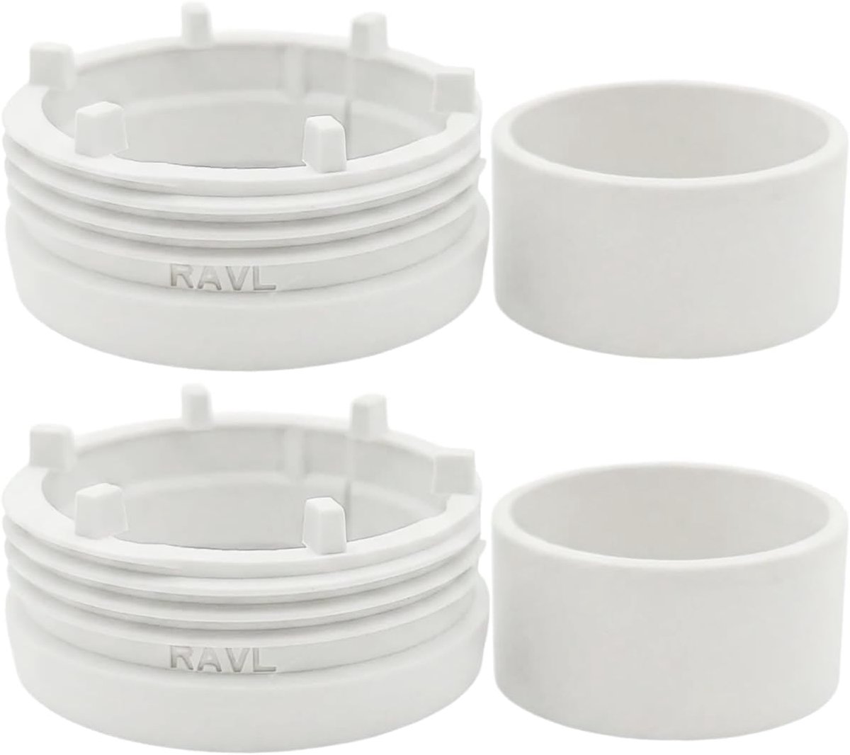 SnelShoppen - Adapter voor Radiatoren M26 mm naar M30 x 1.5 - 2-delige Set - Hittebestendig, Eenvoudige Installatie, Compatibel met Slimme Thermostate