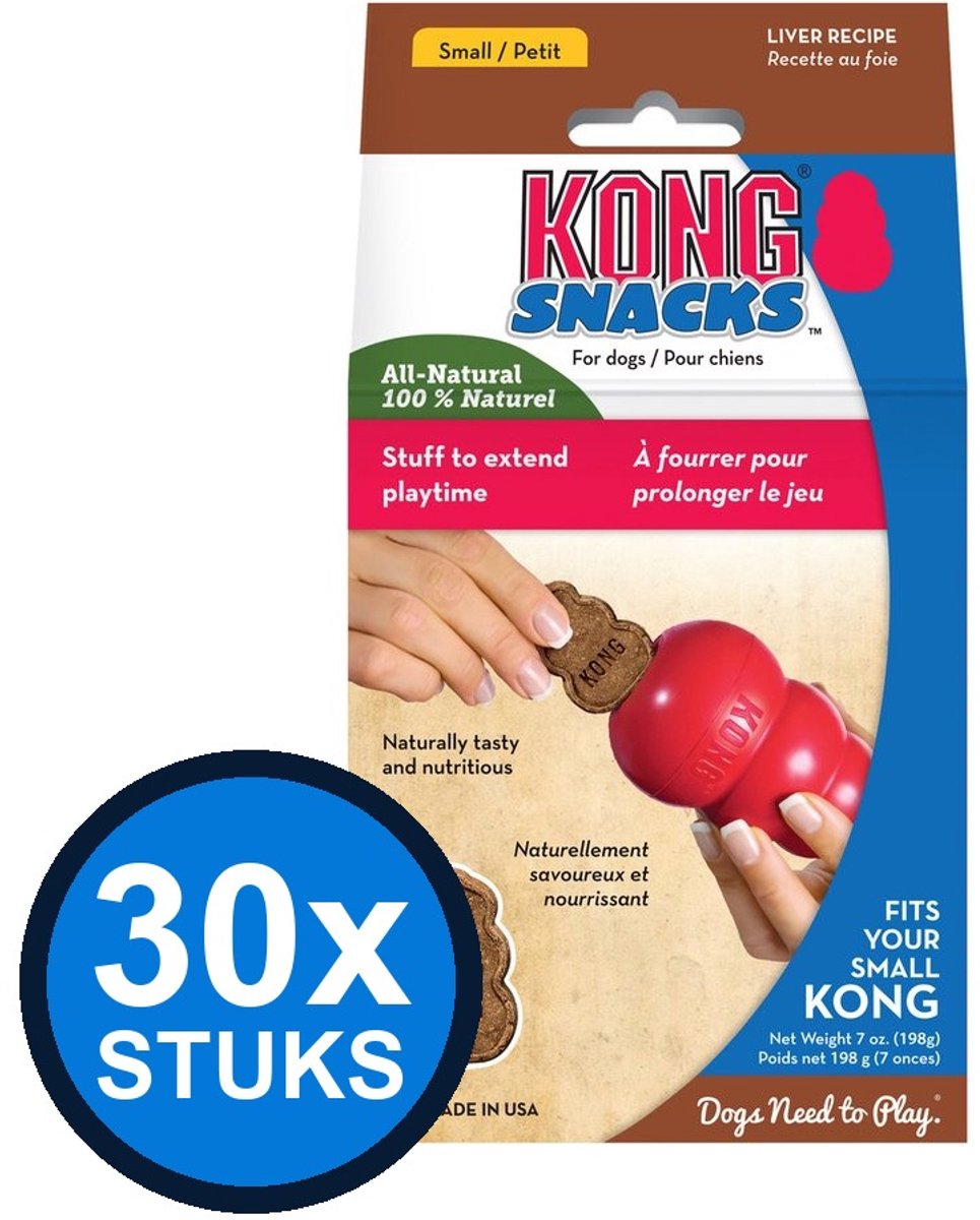 30x Kong - Snacks lever S 198gr
