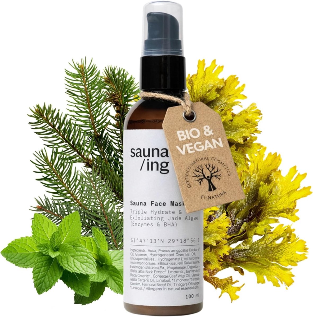 SnelShoppen - Sauna Vochtmasker - Hitte Geactiveerd Gezichtsmasker - Intensieve Hydratering met Triple Moisture Complex - Veganistisch en Siliconenvri