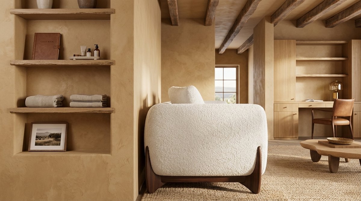3-zits Bank - NoviHome NordicBouclé - 221x88 cm - Novihome