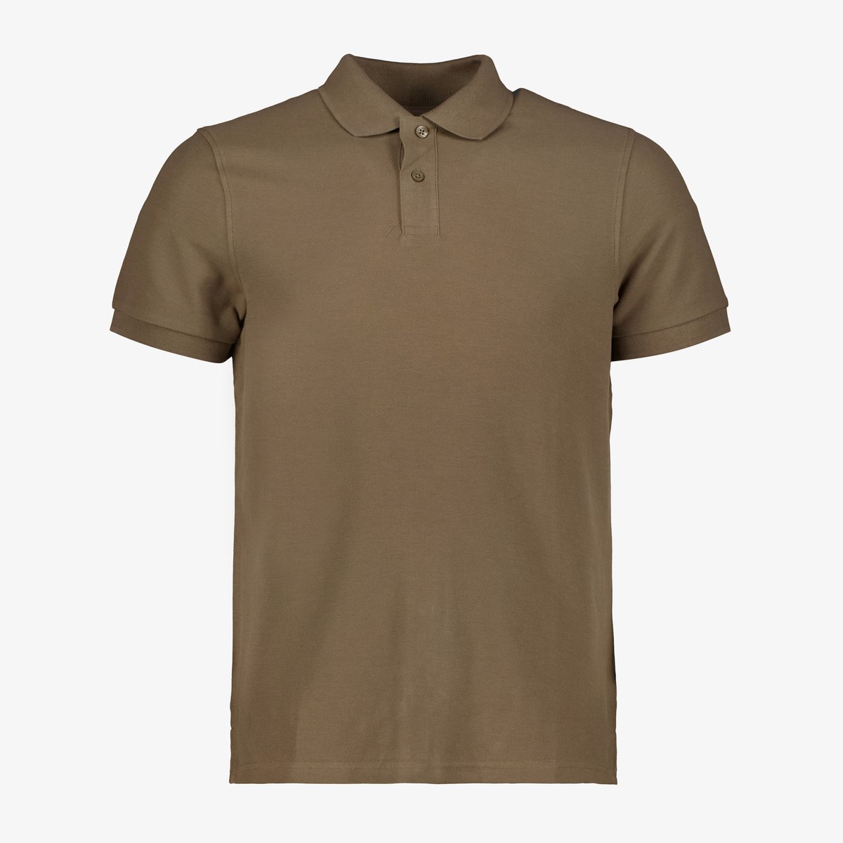 Unsigned heren polo bruin - Maat S