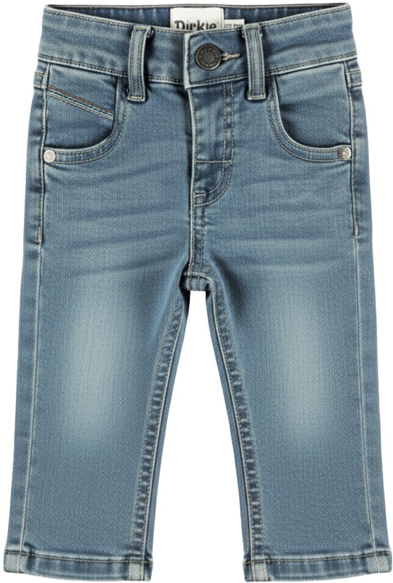 Dirkje Jongens Loose Fit Jeans - Denim light blue