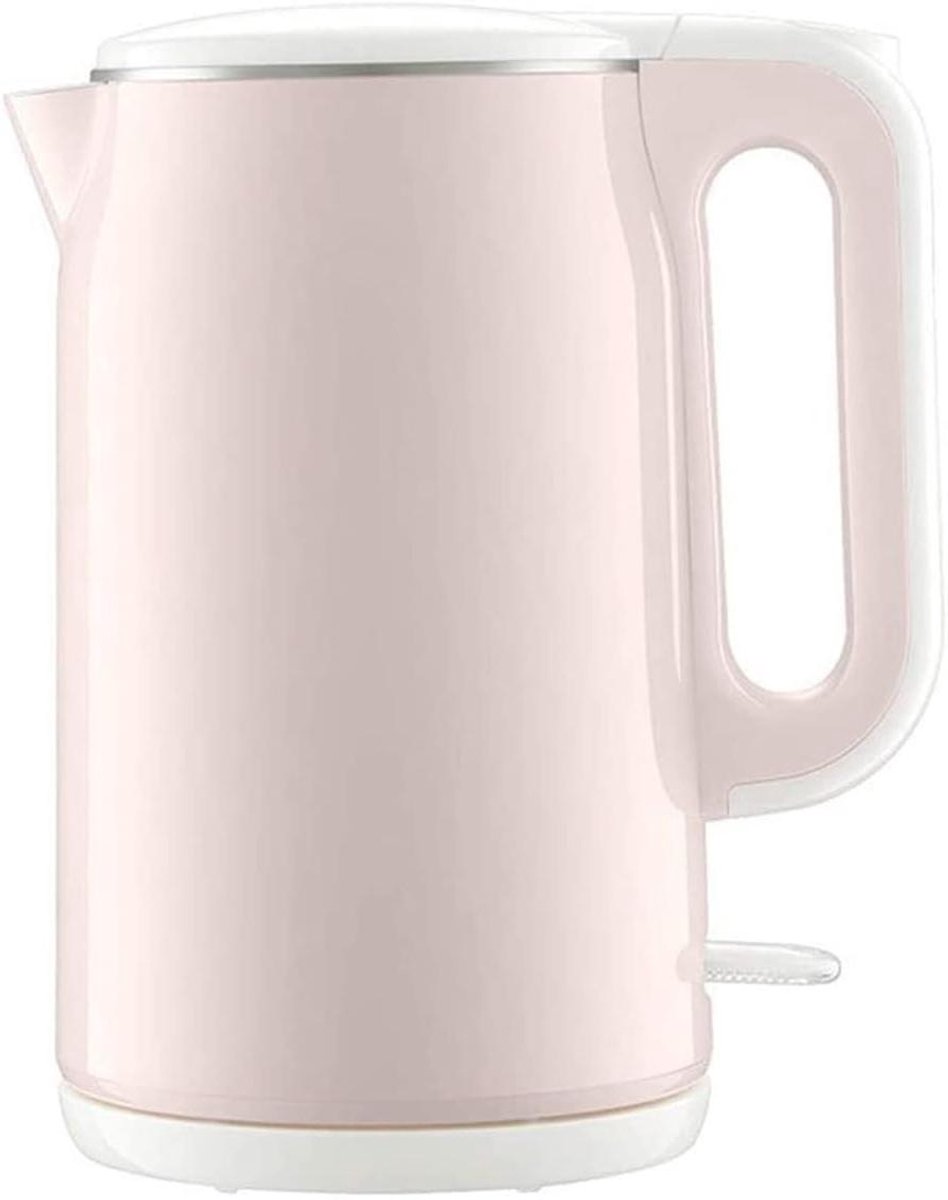 Elektrische Waterketel - Theeketel Warm Water - Snel Water Koken - Dubbelwandig RVS - 17 Liter - Roze