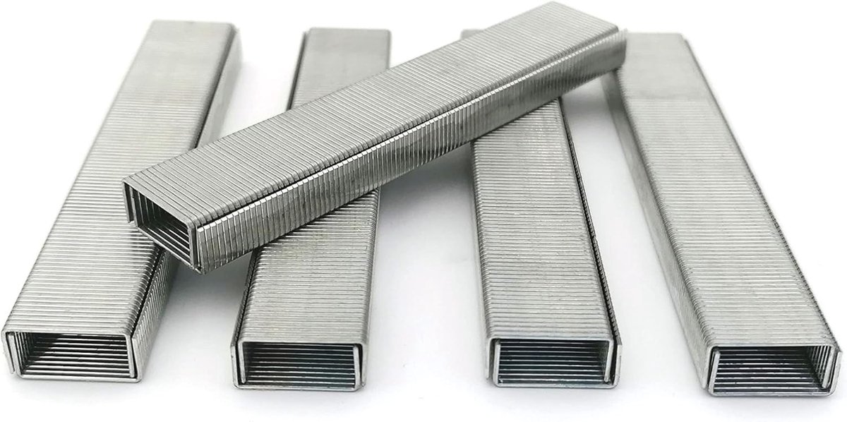 SnelShoppen - 10.000 metalen nietjes voor nietmachines No. 23/6 - 10 dozen van 1000 nietjes - Perfect voor kantoor, school en thuisgebruik