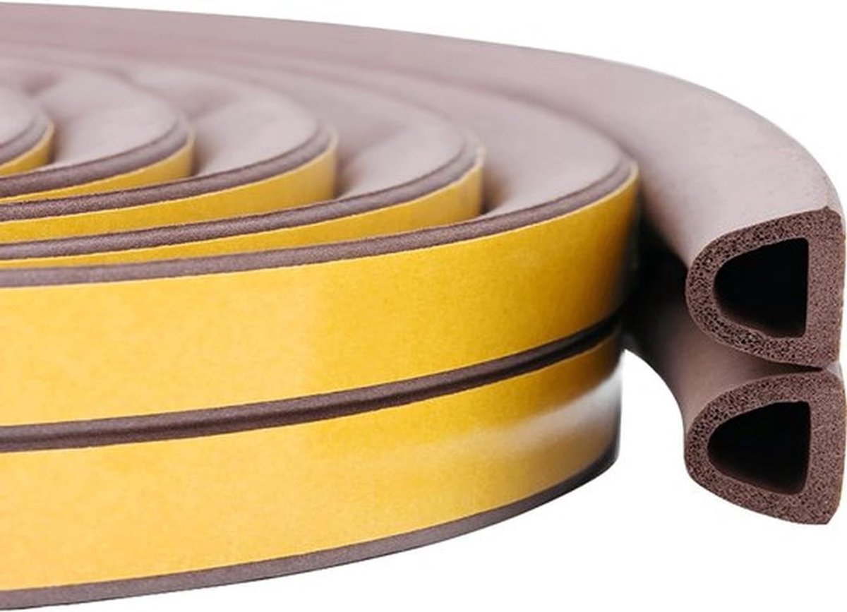 Afdichtingstape Waterdicht - Deurafdichting - Geluidsisolatie - Multifunctionele Strip - Schuimrubberen Afdichting - Energiebesparing - Afdichtstrip