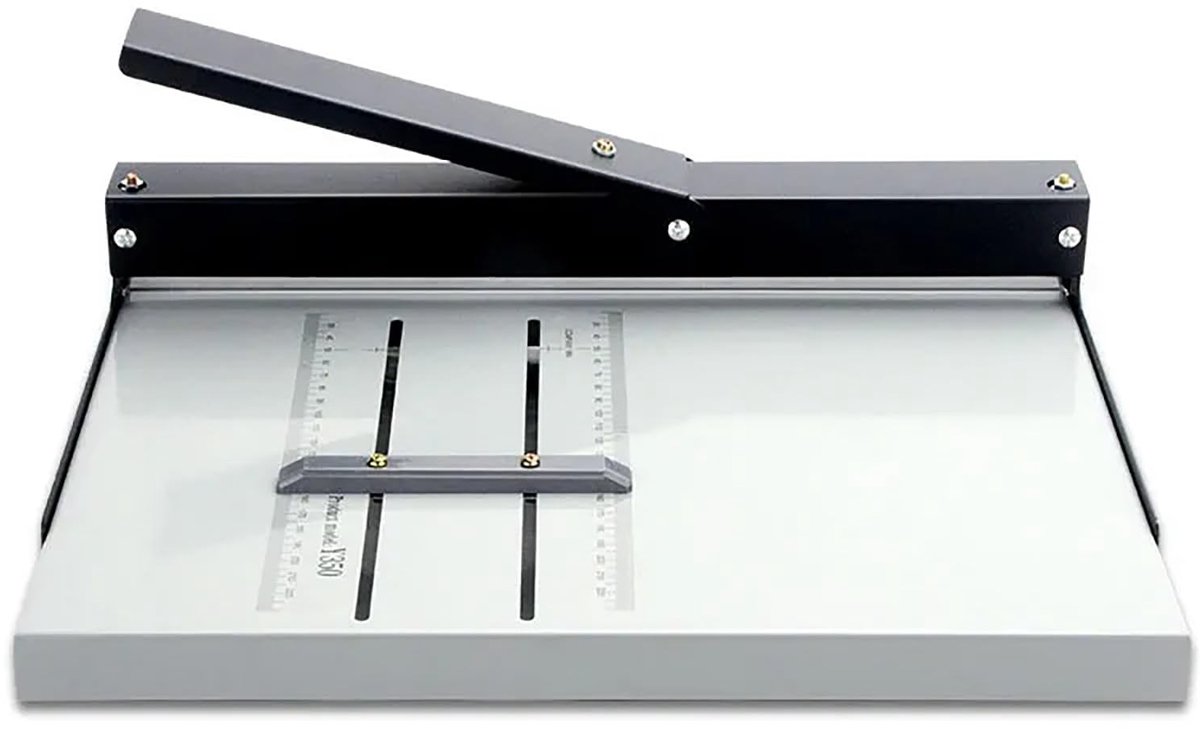 Vouwmachine 13.8"/350mm - Handmatig met positioneringsblok