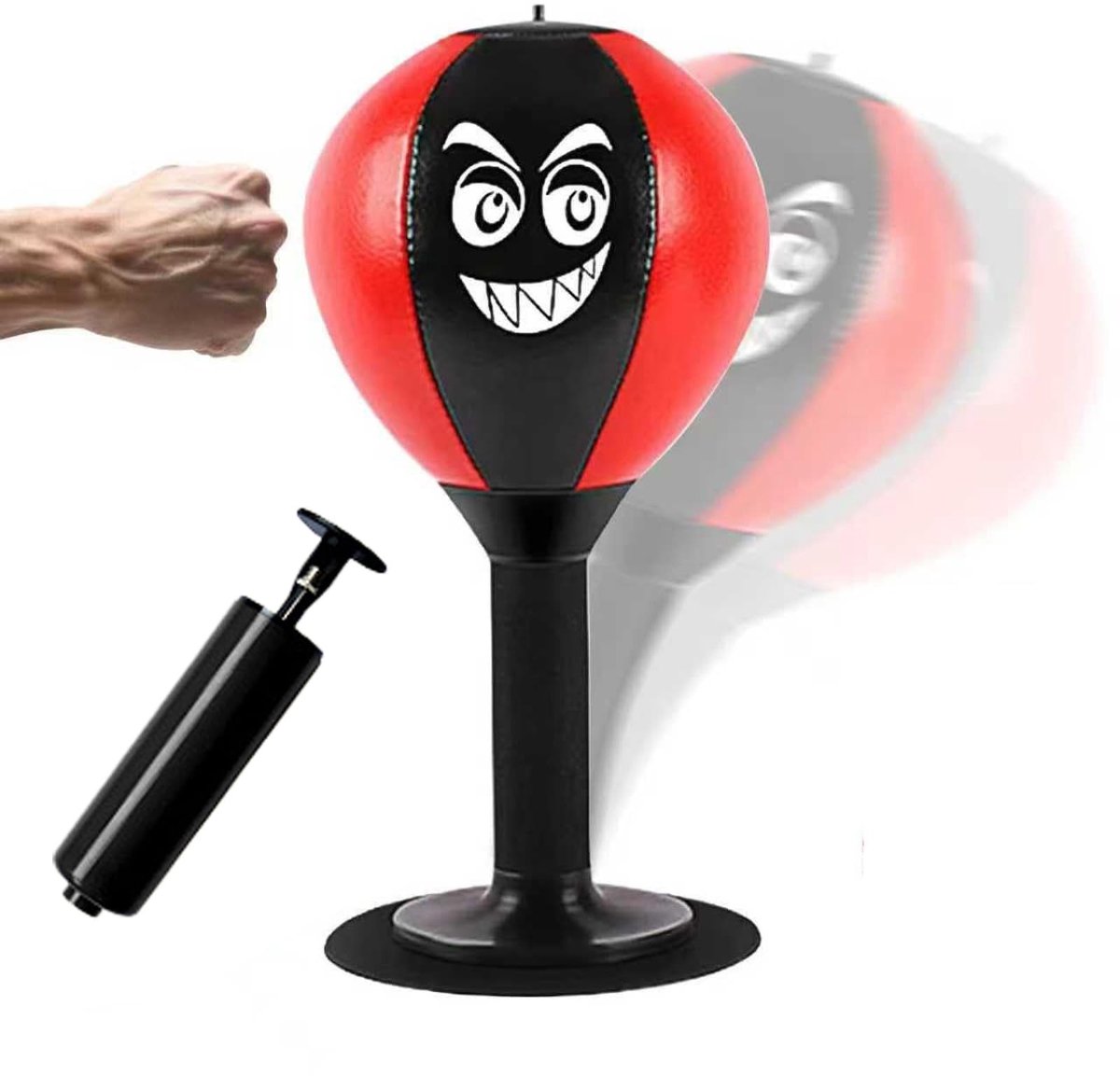 Desk Punching Ball - Stressverlichting met Zuignap en Pomp