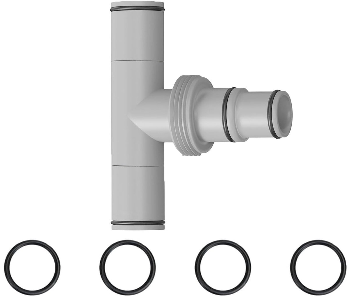 T-stuk Zwembad Slangadapter - 3-weg Slangverbinder 38mm naar 32mm
