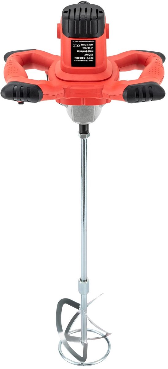 Malaxer voor Mortel - 1500 W - Rood