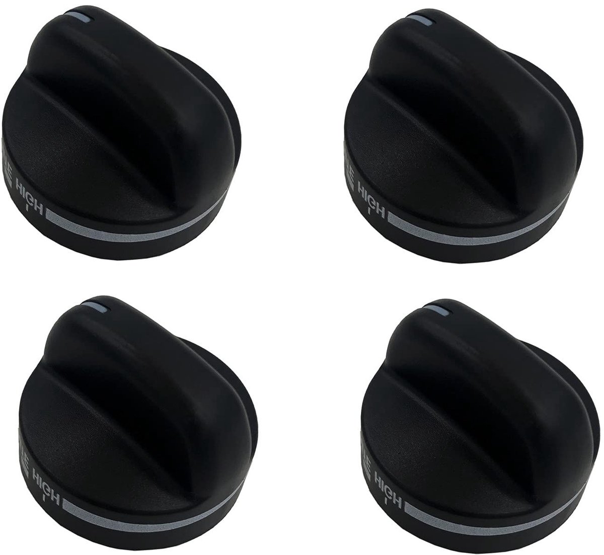 Knoppen voor Gasfornuis - Vervanging voor 8273103 (4 Pack)