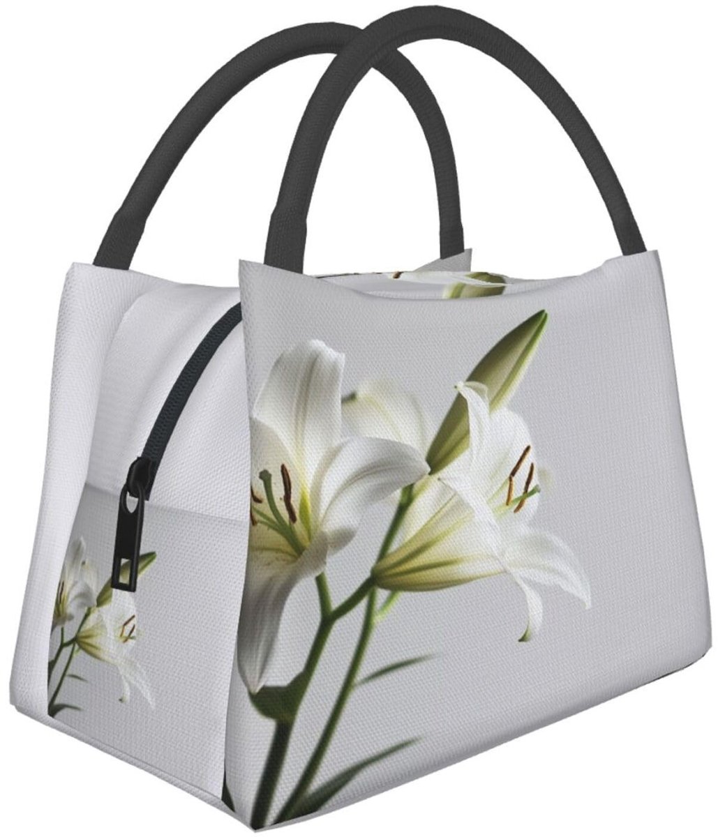 Zachte koeltas - Opvouwbare geïsoleerde lunchbox - Madonnalily print