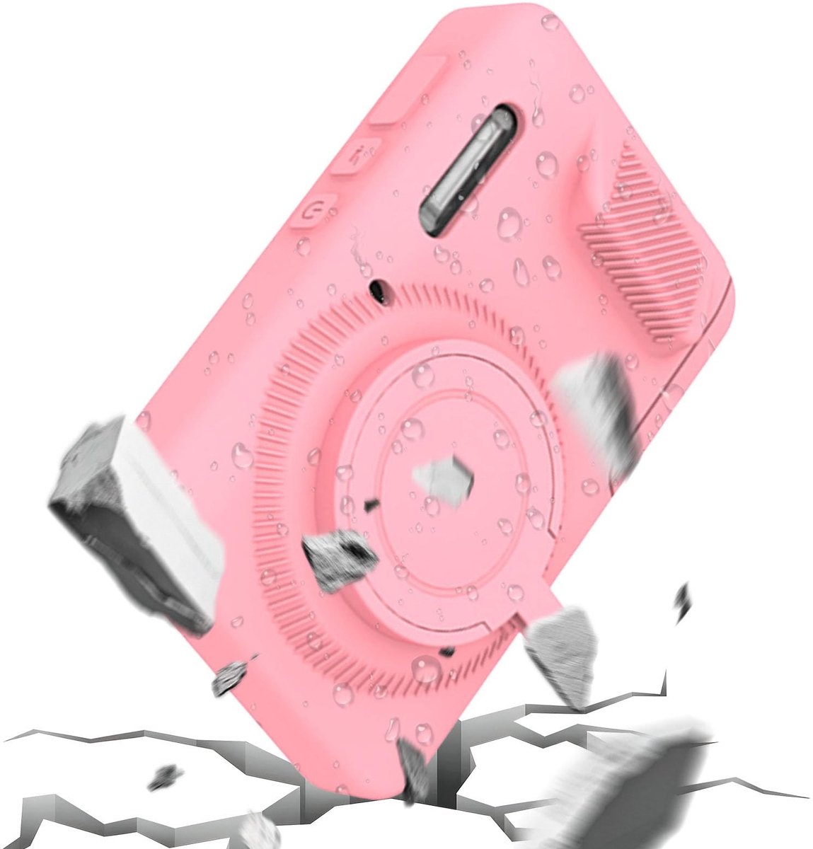 Siliconen Beschermhoes voor Digitale Camera - Roze