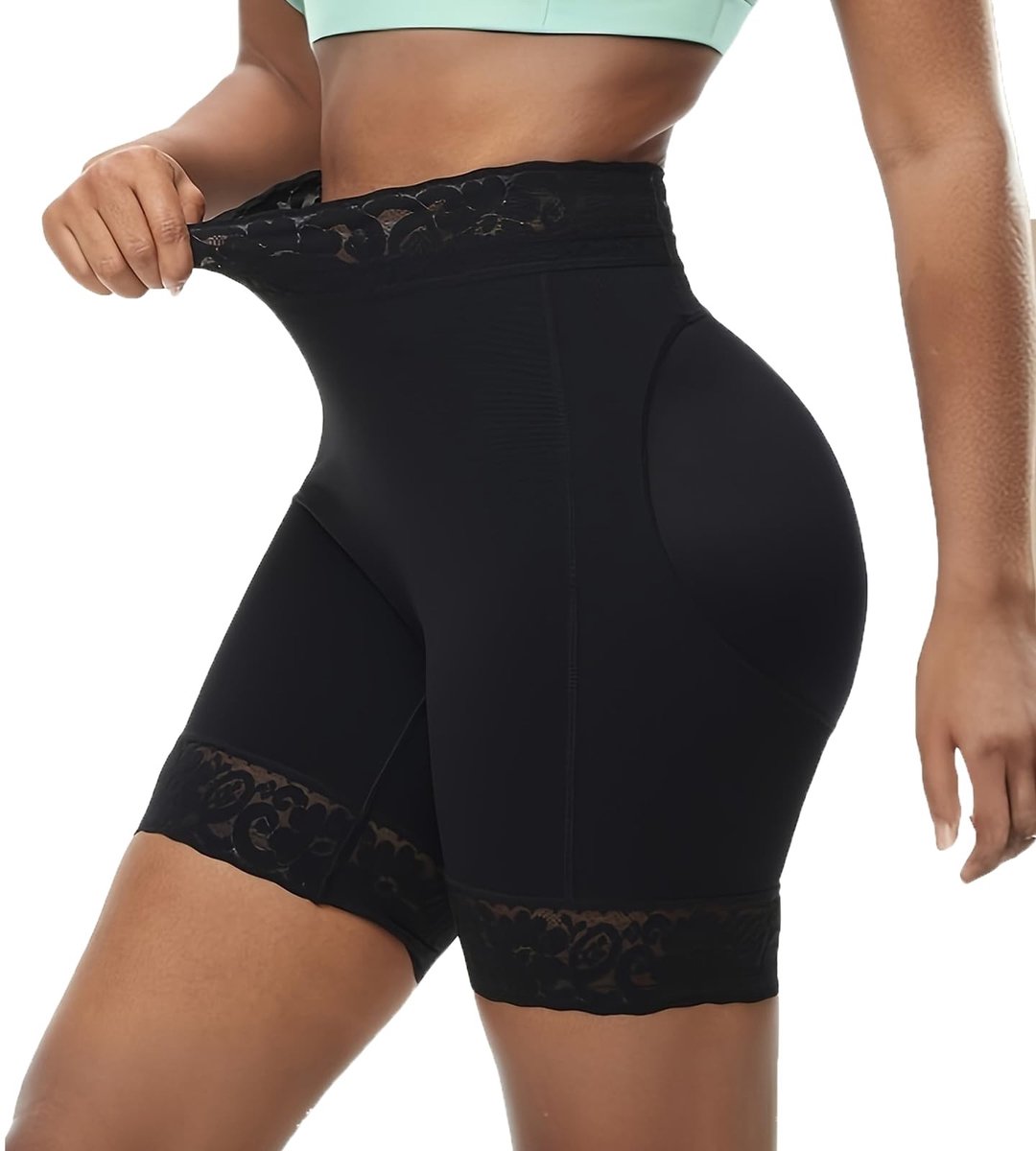 Dames Shapewear - Hoge Taille met Buikcontrole - Zwart - Maat S