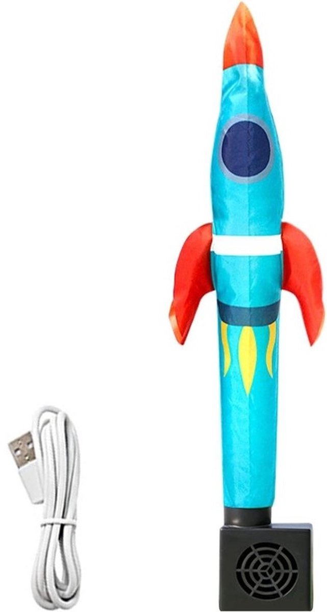 Opblaasbare Dansende Man - Waving Tube Doll - Feestelijke Decoratie - Continue Geanimeerde Actie - 50 cm - Veelkleurig