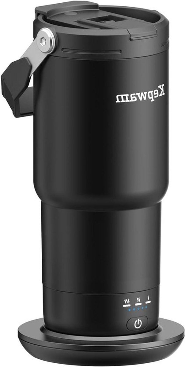 Zelfverwarmende Mok - Slimme Reismok - Dranken Warm Houden - App Bediening - 20 Ounces - Zwart