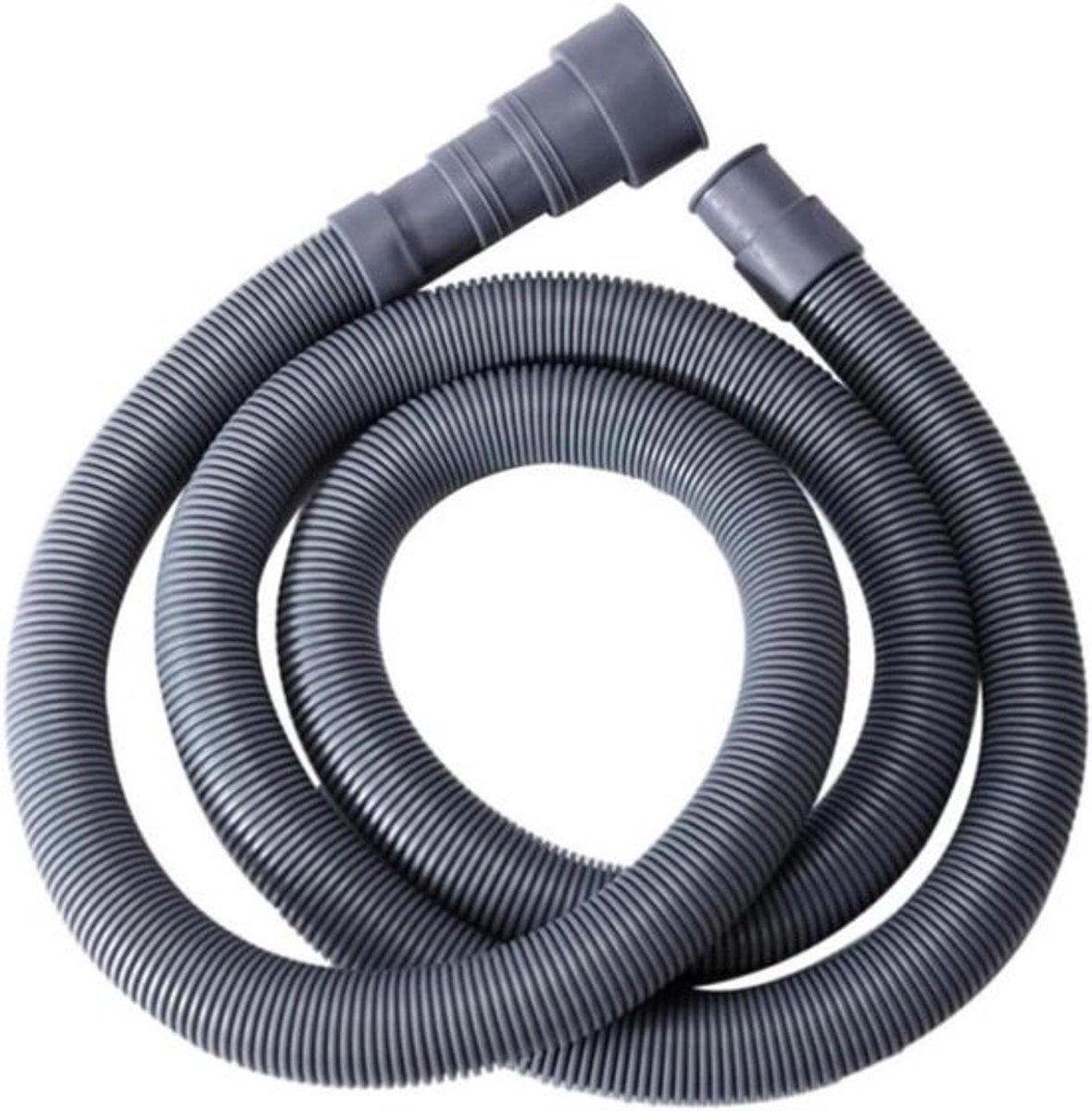 Afvoerslang Verlengset - Was machine slang - Apparatuur Plaatsen - Brede Compatibiliteit - 150 cm - Grijs