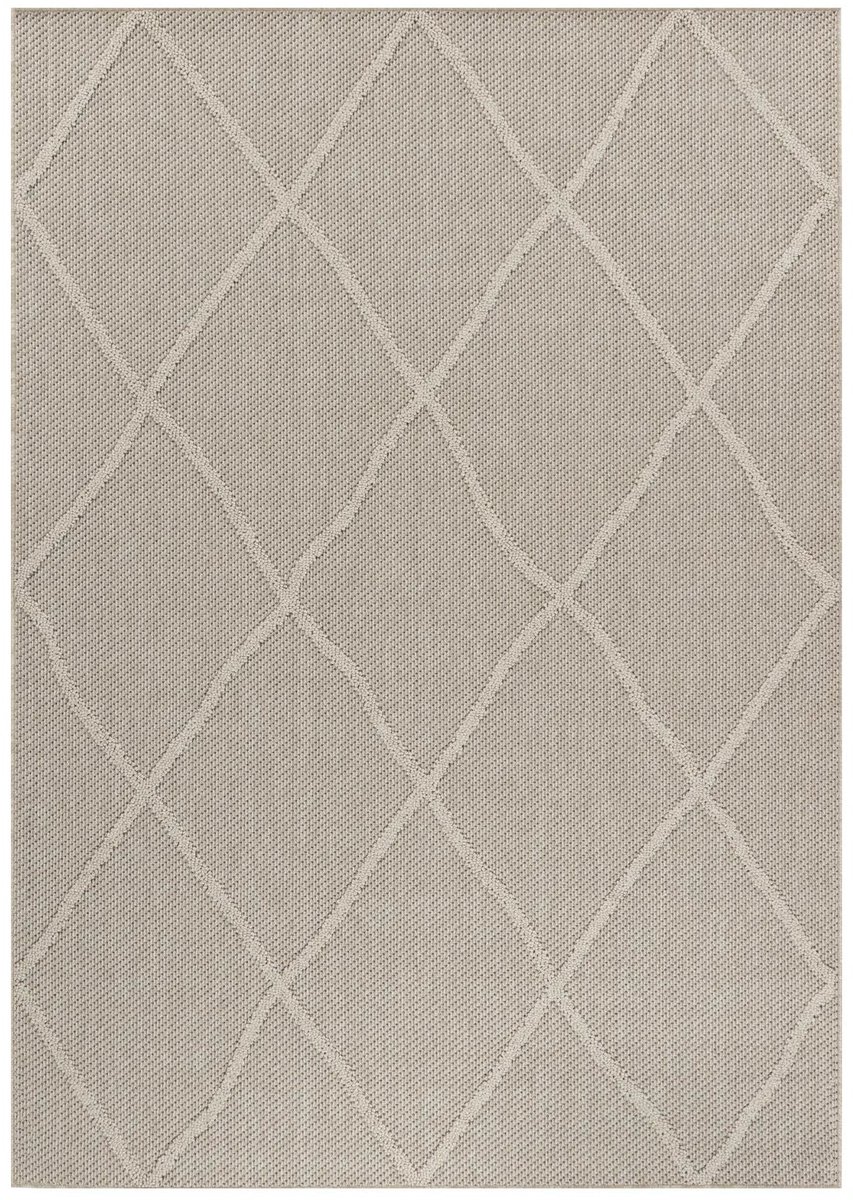 Dutch XXL Scandinavisch Vloerkleed | Tapijt | Patara | Ruiten | Beige, foto 4