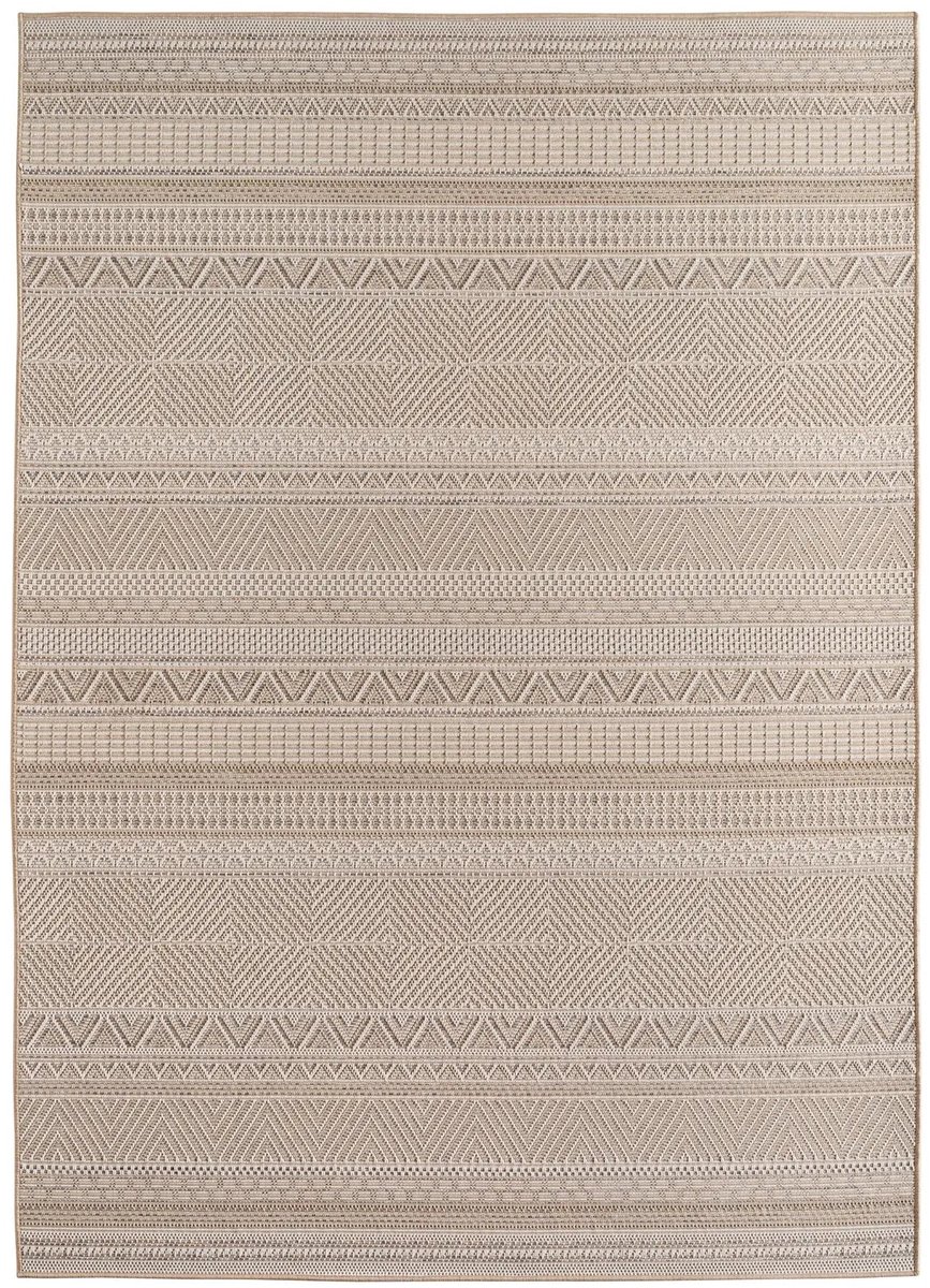 Dutch XXL Buitenkleed | Desert | Etnisch | Beige | 80x150 cm | Buitentapijt | Tuintapijt
