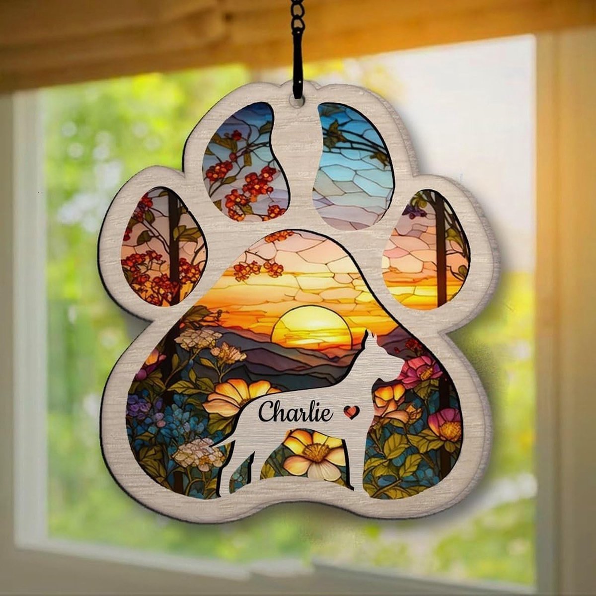 Persoonlijk Hanger voor Herinnering aan Honden - Kerst Ornament