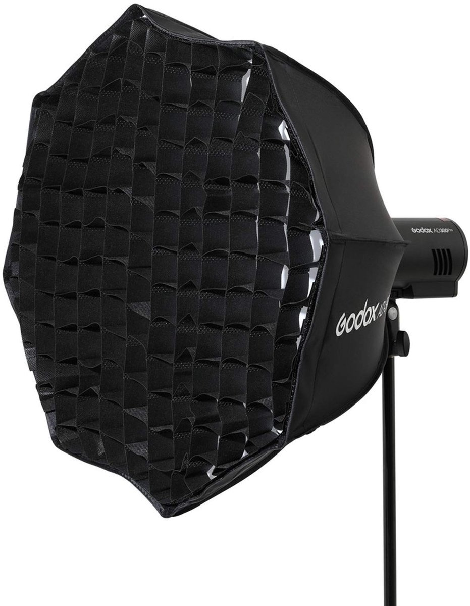 Draagbare Softbox 60 cm - Zwart en Zilver
