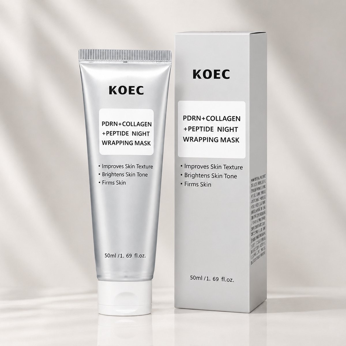 KOEC PDRN Peptide Collagen Night Wrapping Mask – Korean Skincare – Peel Off Gezichtsmasker – Glass Skin Mask