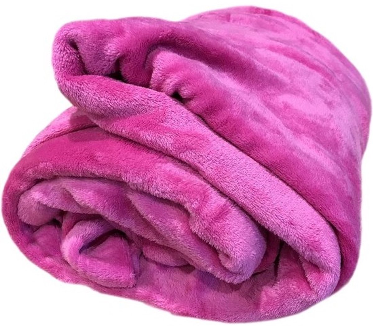 Roze Fleece Deken - Zachte Plaid - Comfort Verhogend - Super Zachte Textuur - Full Size - Roze