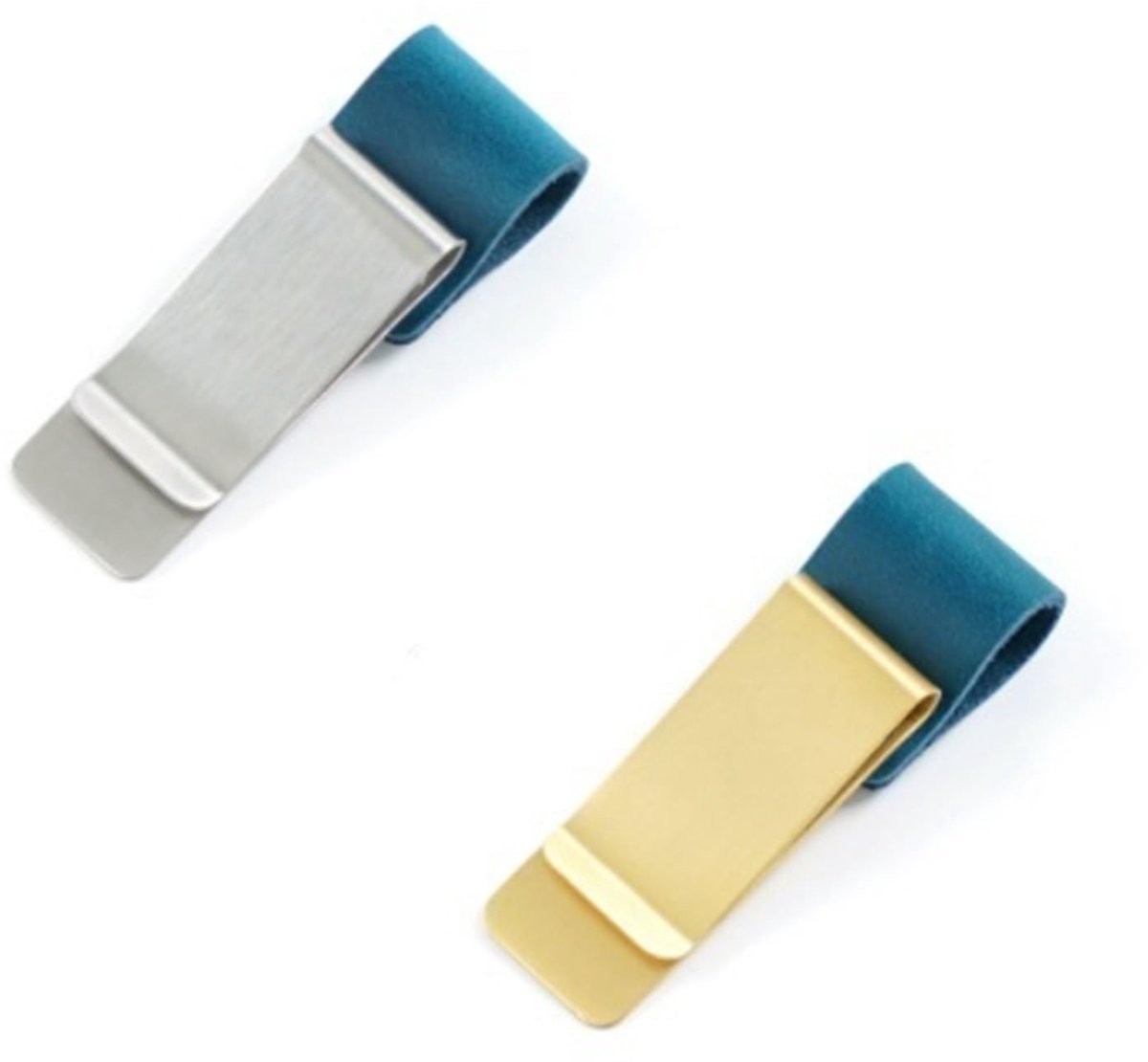 Pen Clip voor Notebook - Lederen Houder - 8 Stuks - Roestvrij Staal