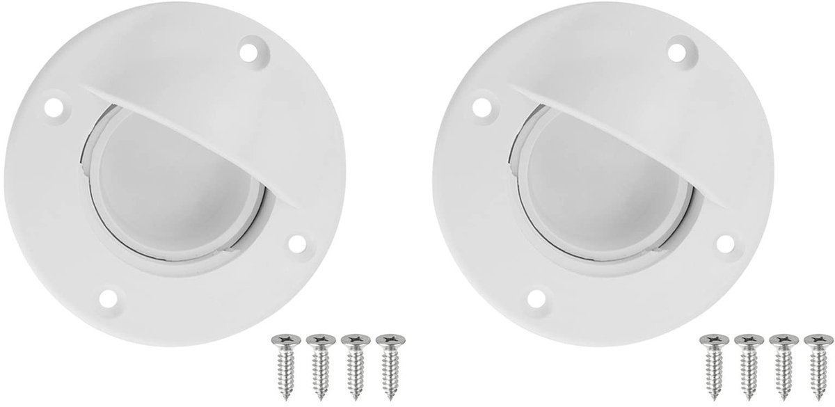 Nylon Drainplug voor Boot - Wit