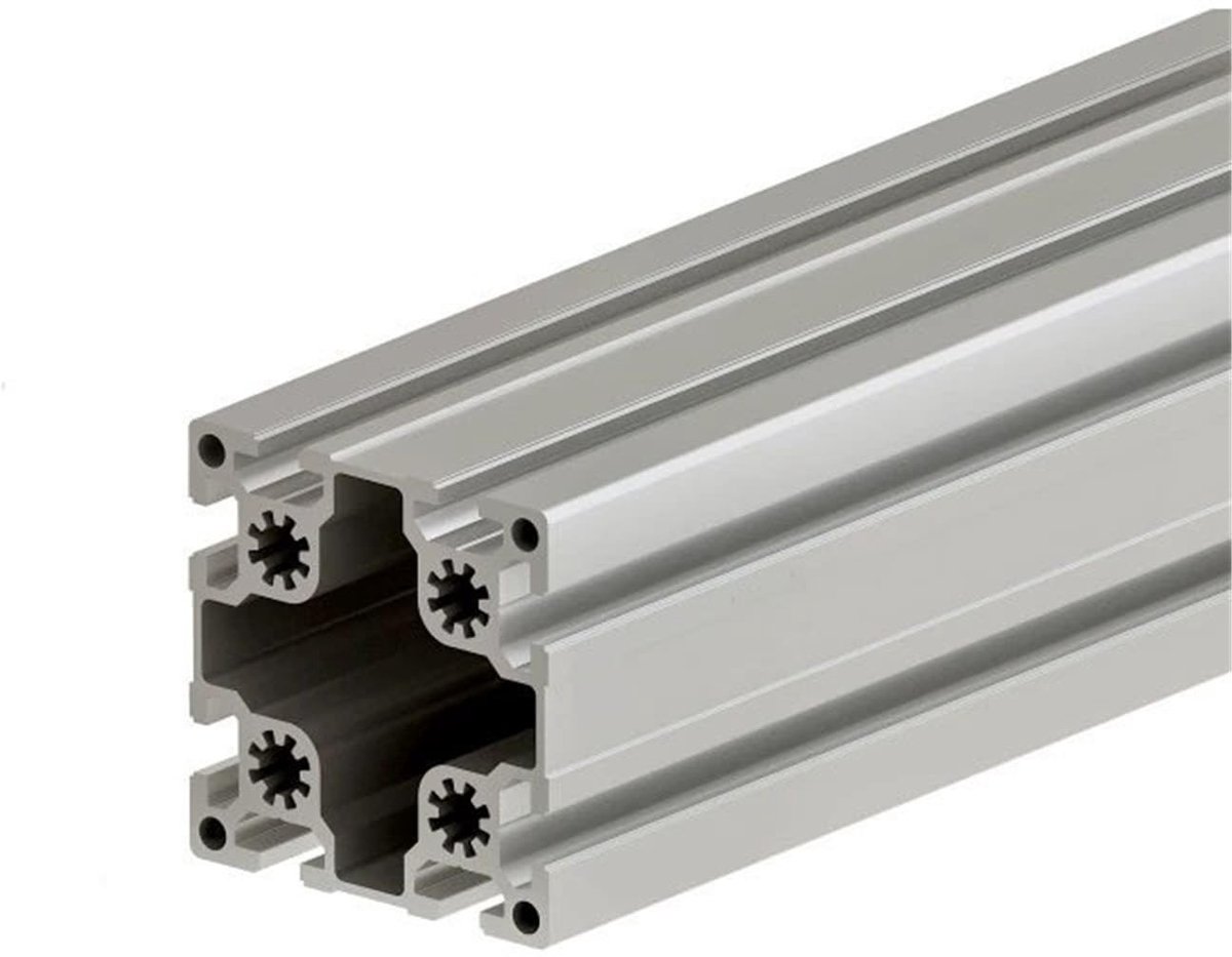 Aluminium Profiel 9090W - Robuust Vierkant Kolomframe - 500 mm - Zilver