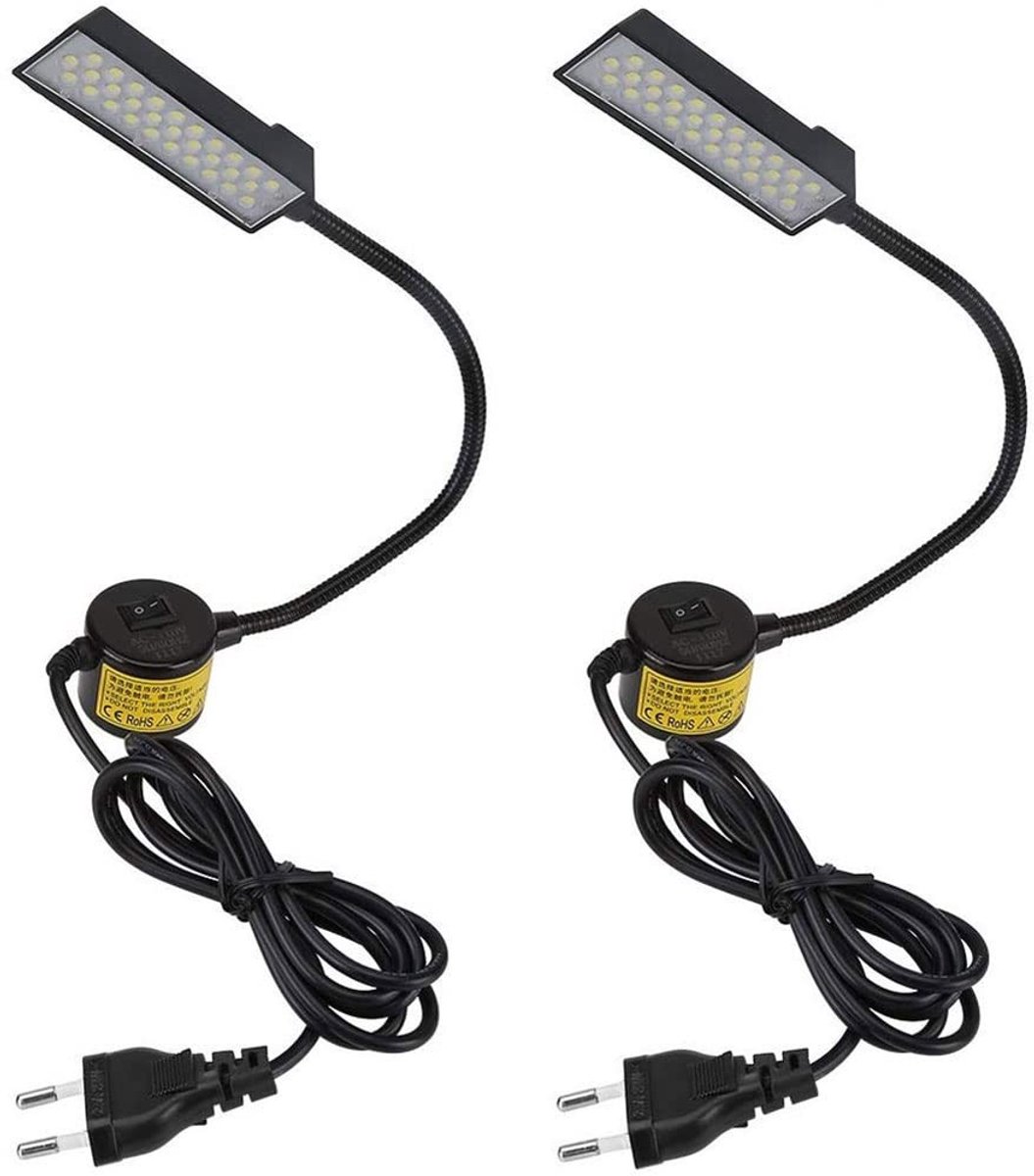 LED Naaimachine Lamp - 30 Lichten met Magnetische Basis