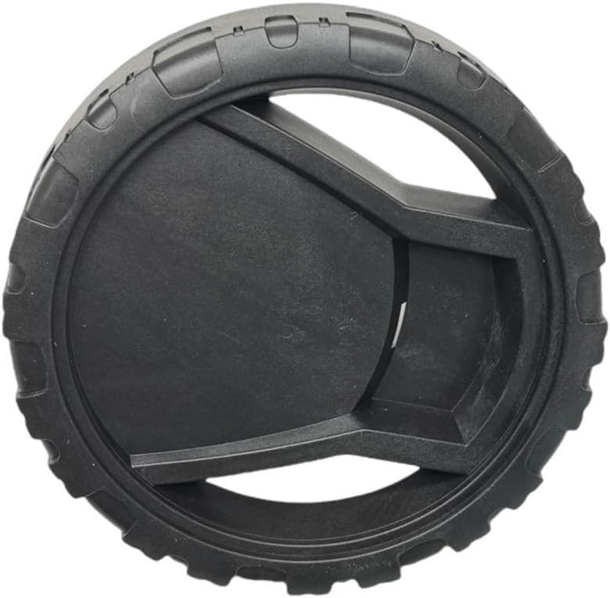 Vervangend wiel voor hogedrukreiniger, geschikt voor K2 en K5 modellen, geluidsreductie en schokabsorptie, zwart (1 PACK)
