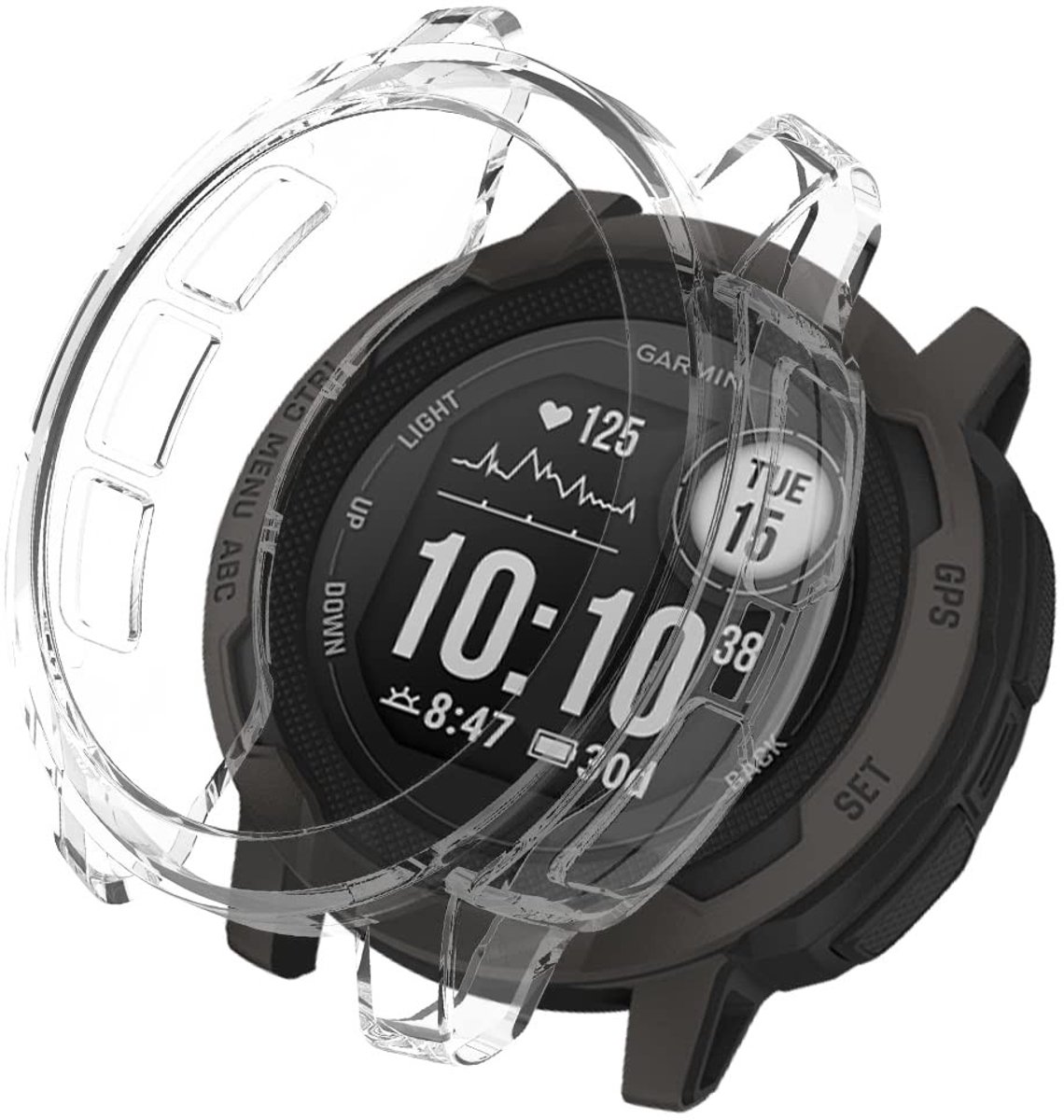 Beschermcase voor Garmin Instinct 2S - Transparant