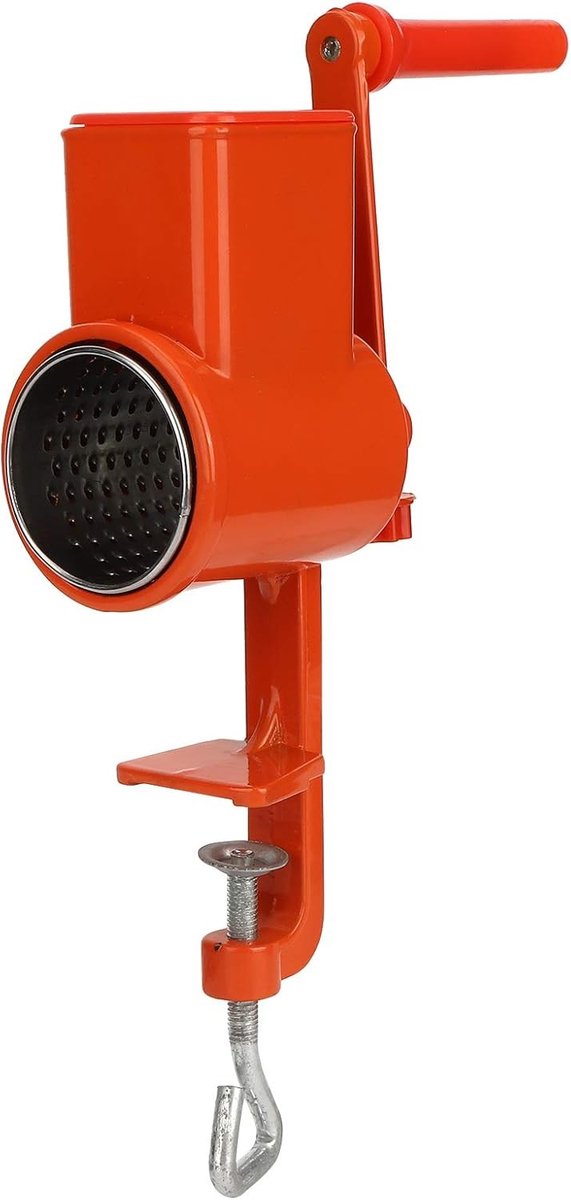 Handmatige Maalmolen van Duurzaam Plastic voor Granen, Koffie, Noten en Specerijen - Verstelbare Crank voor Efficiënt Malen