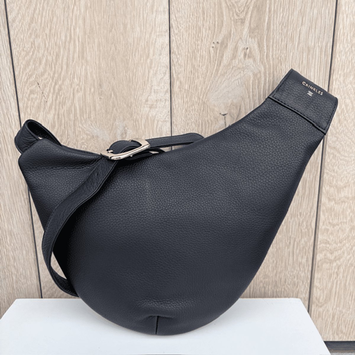 Crinkles Handtas Black | Zwart | Maat: One Size