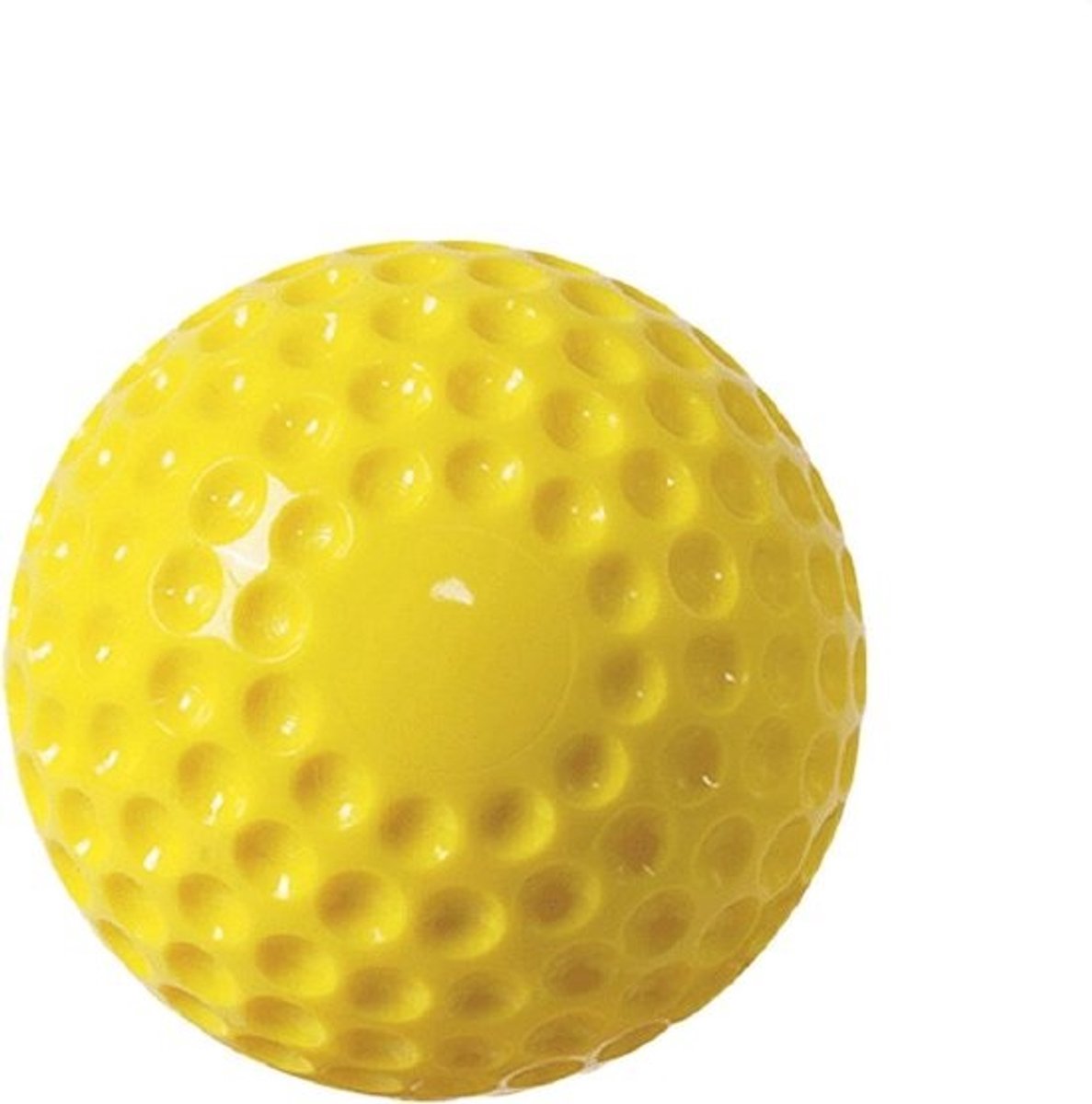 Honkbal Trainingsballen - Speelballen Recreatief - Slaan en Vangen - Hoogwaardig PU Materiaal - 9 of 12 inch - Geel