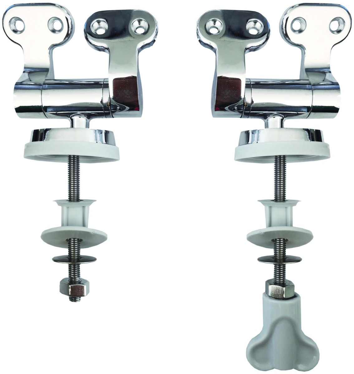 Toilet zitting bevestigingsschroeven M6 - Chroom, 1 stuk